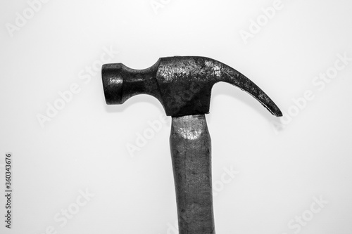 hammer on a white bakground