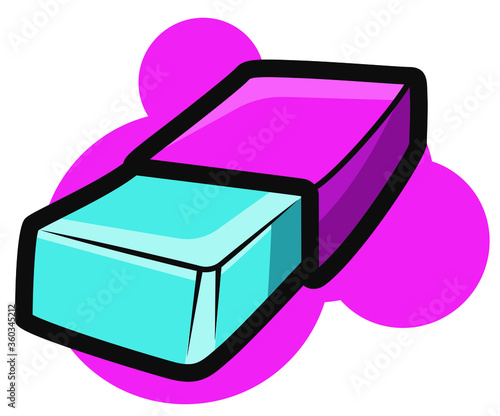 eraser tool for designer program or drawing