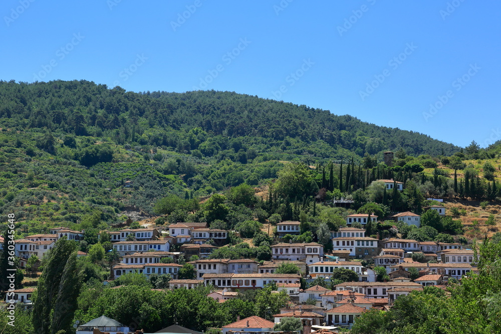 Sirince village, Izmir - Turkey. A historic and charming quiet village set on a high hill.