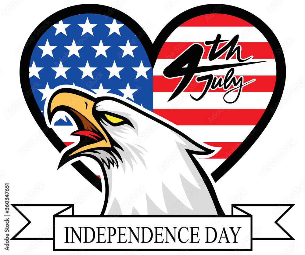 independence day of the usa 4 th july. Happy independence day