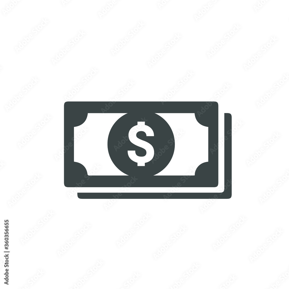 Dollar icon. Money sign isolated, Vector illustration. EPS 10. Dollar icon. Money sign isolated, Vector illustration. EPS 10.