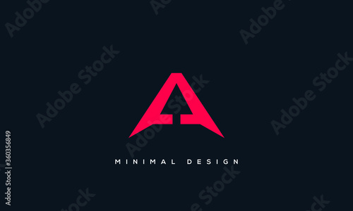 alphabet letters monogram icon logo A
