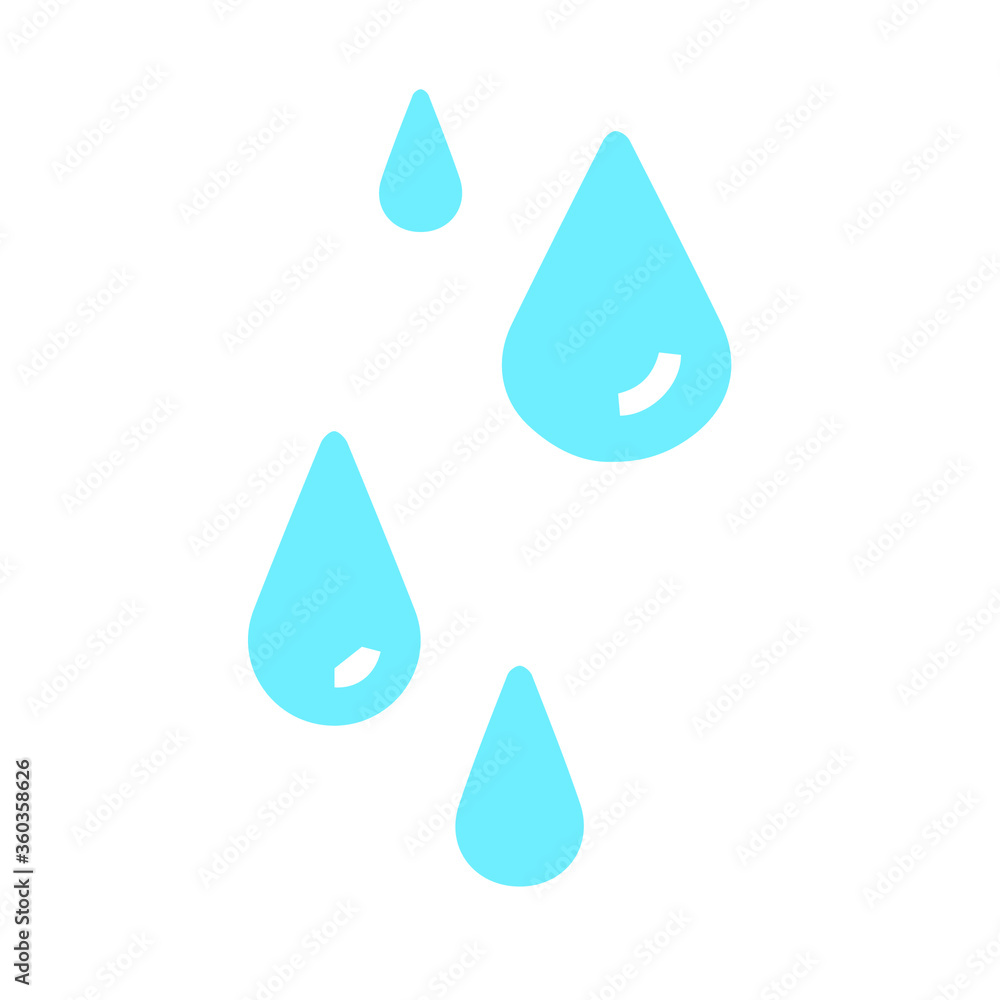 Vector water drops illustration, nature icon. Water raindrops. EPS 10 Vector water drops illustration, nature icon. Water raindrops. EPS 10