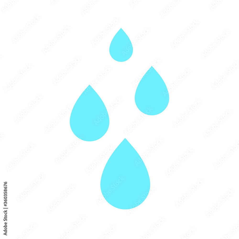 Vector water drops illustration, nature icon. Water raindrops. EPS 10 Vector water drops illustration, nature icon. Water raindrops. EPS 10