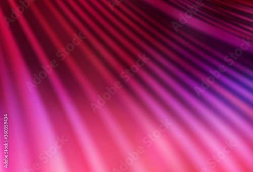 Dark Purple  Pink vector blurred template.