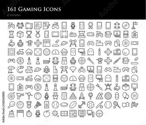 161 Gaming Icons