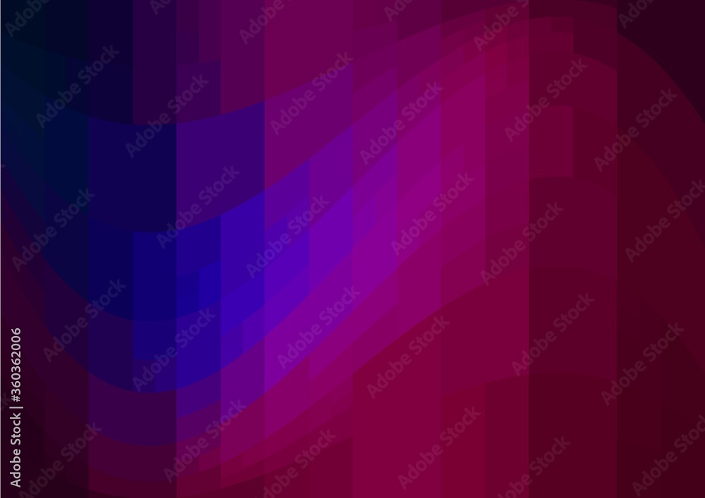 Dark Pink, Blue vector polygonal illustration, which consist of rectangles. Rectangular design for your business. Creative geometric background in Origami style with gradient