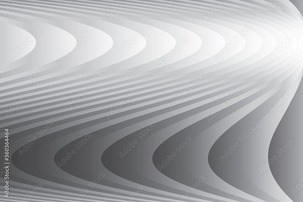 Naklejka premium Abstract geometric white and gray color background. Vector, illustration.