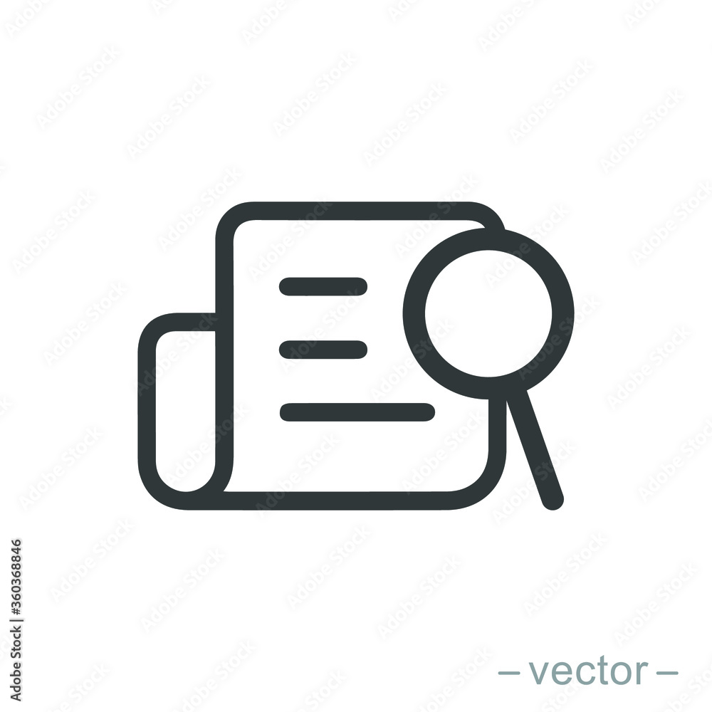 Vector icon case study on white background. EPS 10. Vector icon case study on white background. EPS 10.