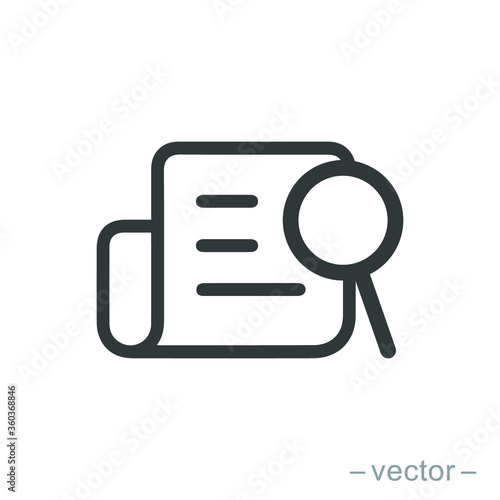 Vector icon case study on white background. EPS 10.