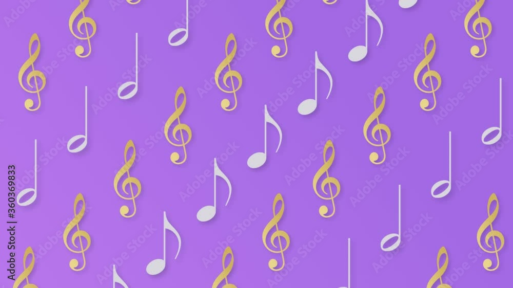 Music notes seamless pattern background. Music notes seamless pattern background.