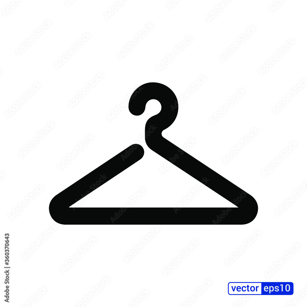 Vector hanger icon. Vector illustration. Eps 10 Vector hanger icon. Vector illustration. Eps 10