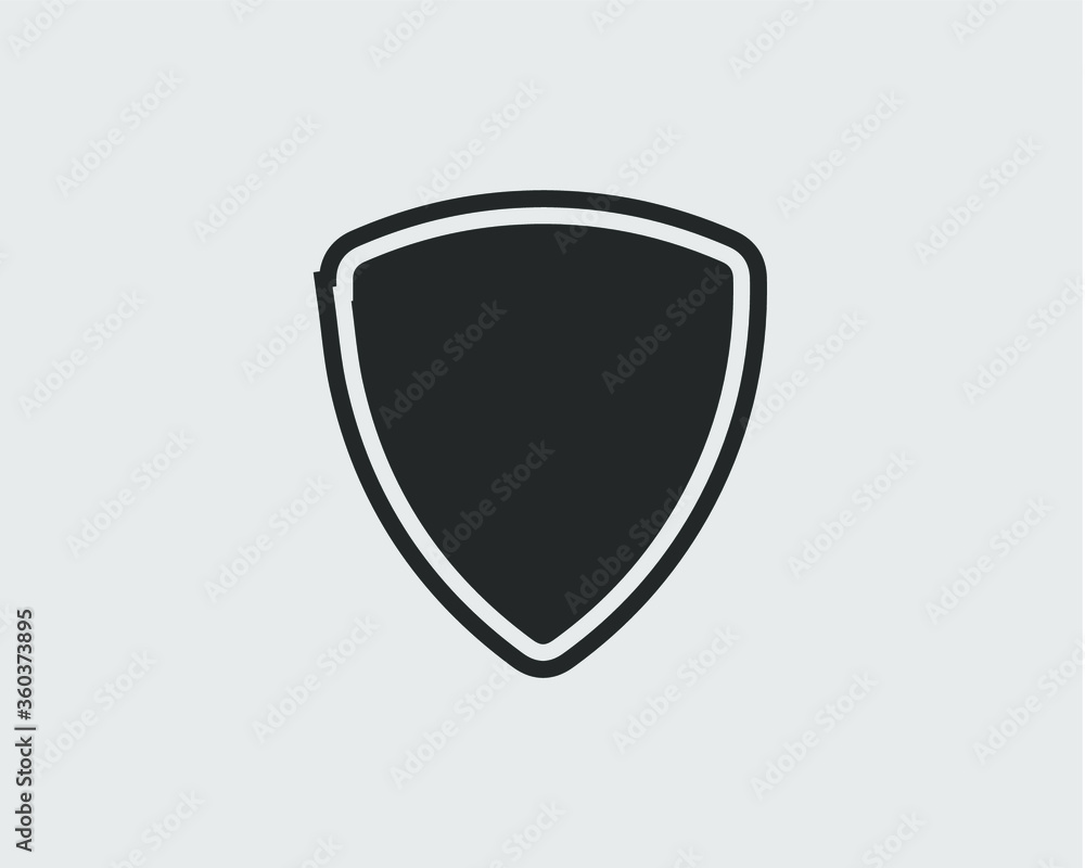 Shield icon vector. Safe and protect logo. Shield icon vector. Safe and protect logo.