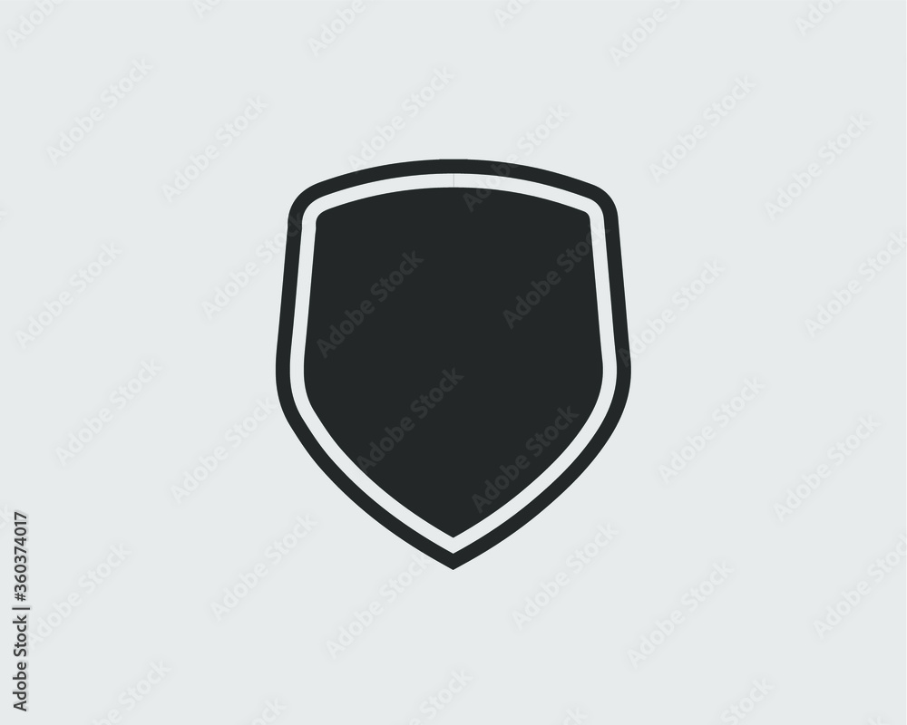 Shield icon vector. Safe and protect logo. Shield icon vector. Safe and protect logo.