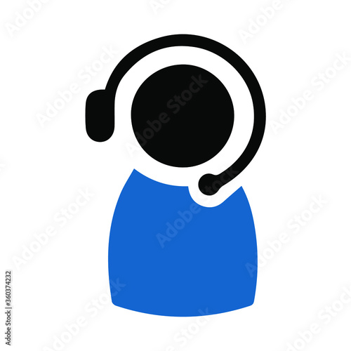 Telemarketers icon. Logo element illustration. telemarketers symbol design. colored collection. telemarketers concept. Can be used in web and mobile