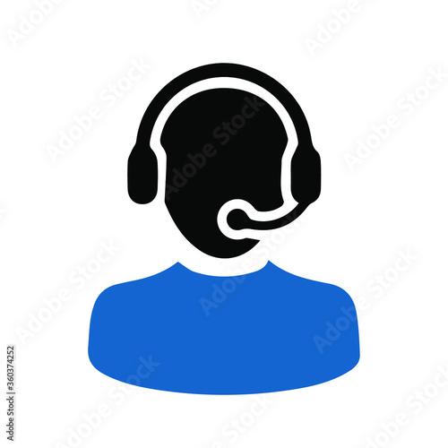 Telemarketers icon. Logo element illustration. telemarketers symbol design. colored collection. telemarketers concept. Can be used in web and mobile
