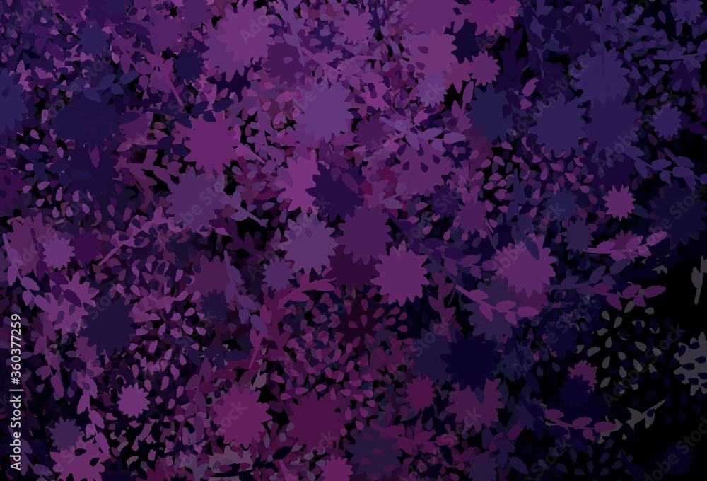 Dark Purple vector background with abstract shapes. Dark Purple vector background with abstract shapes.