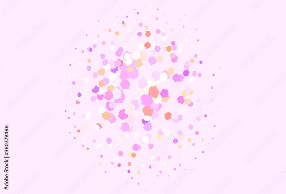 Light Pink, Red vector texture with abstract forms. Light Pink, Red vector texture with abstract forms.