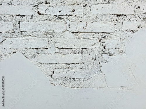 Obraz na płótnie Old wall background wall with peeling paint surface w salonie
