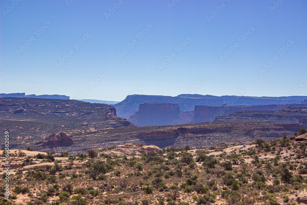 desert canyon landscape, Utah Desert Landscape, Desert Scenery, Canyons in the Distant, Desert Canyons in the Distant