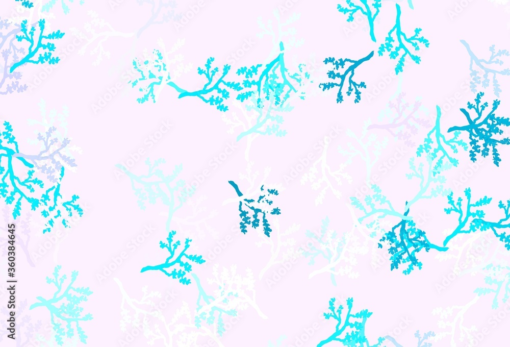Light Multicolor vector elegant pattern with sakura.