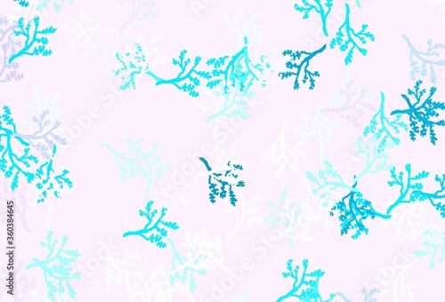 Light Multicolor vector elegant pattern with sakura.