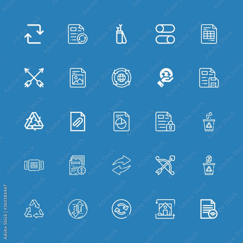 Editable 25 refresh icons for web and mobile Editable 25 refresh icons for web and mobile