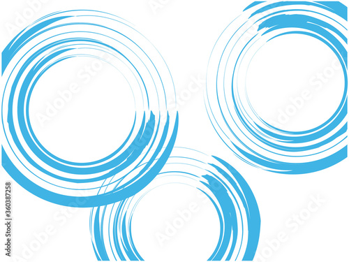Blue ripple background / vector