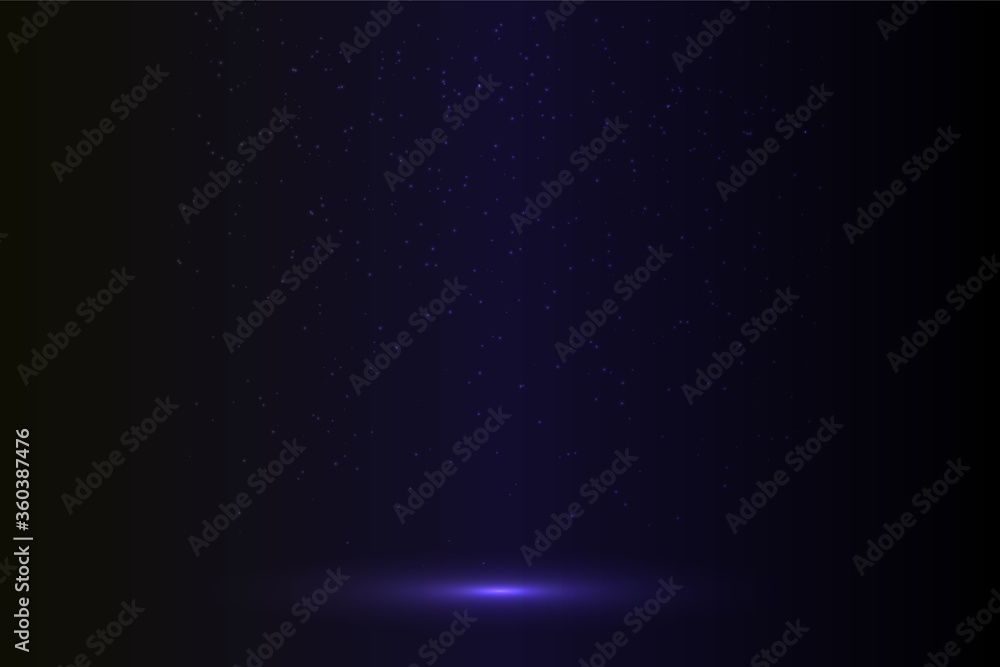 tudio scene with light