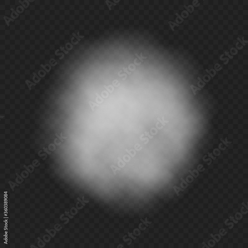 Circle vector cloud isolated