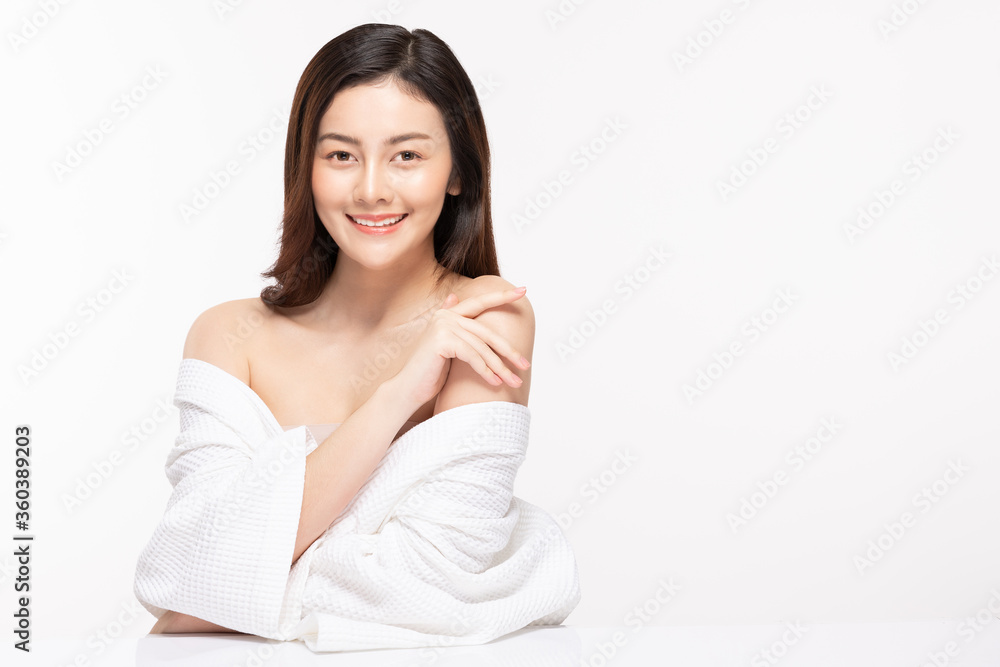 Beauty asian women portrait face with skin care healthy and skin. Beauty asian women portrait face with skin care healthy and skin.