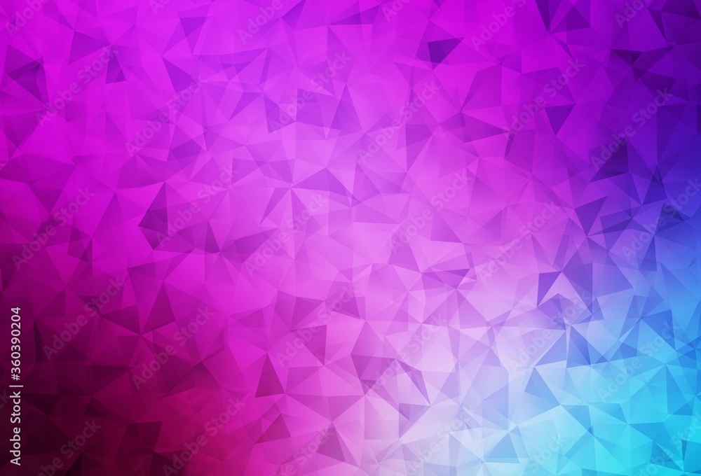 Light Pink, Blue vector abstract mosaic pattern. Light Pink, Blue vector abstract mosaic pattern.