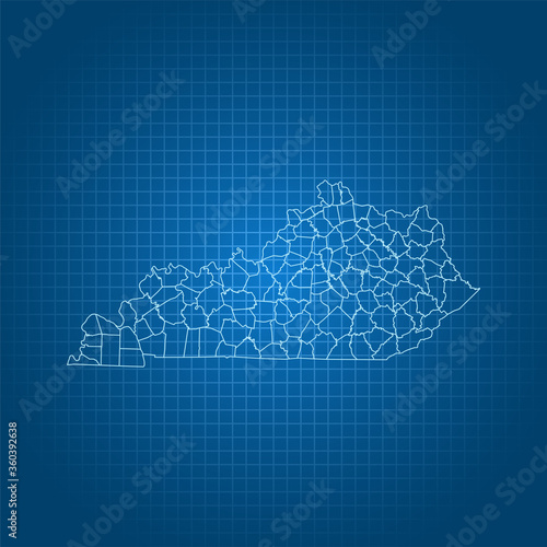 map of Kentucky