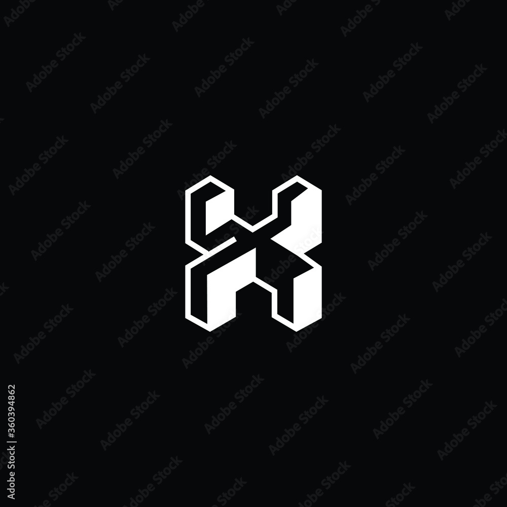 Professional Innovative 3D Initial X logo and XX logo. Letter X XX Minimal elegant Monogram. Premium Business Artistic Alphabet symbol and sign Professional Innovative 3D Initial X logo and XX logo. Letter X XX Minimal elegant Monogram. Premium Business Artistic Alphabet symbol and sign