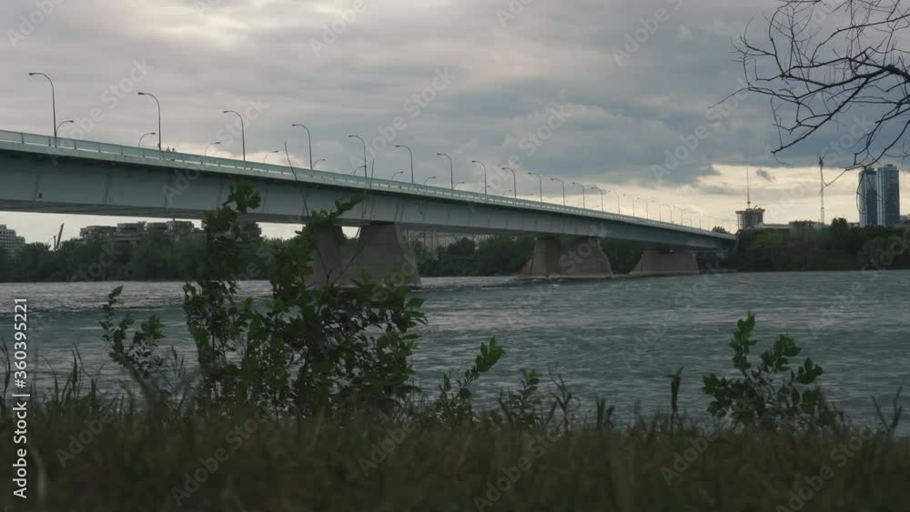 bridge over the river Saint Lawrence bridge over the river Saint Lawrence