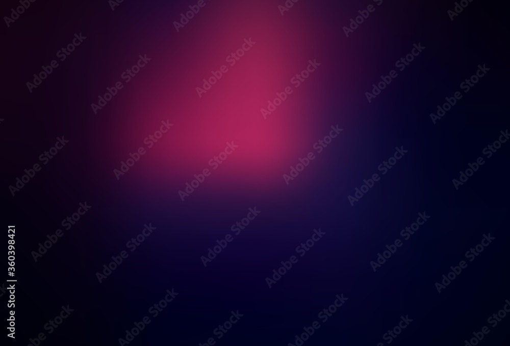 Dark Purple, Pink vector colorful blur background.