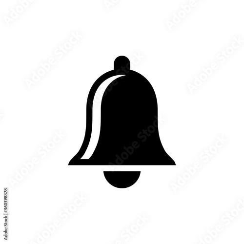 bell icon logo illustration design