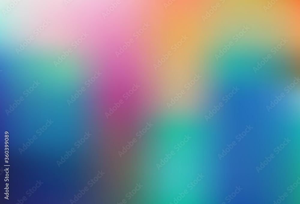 Light Blue, Yellow vector blurred background.