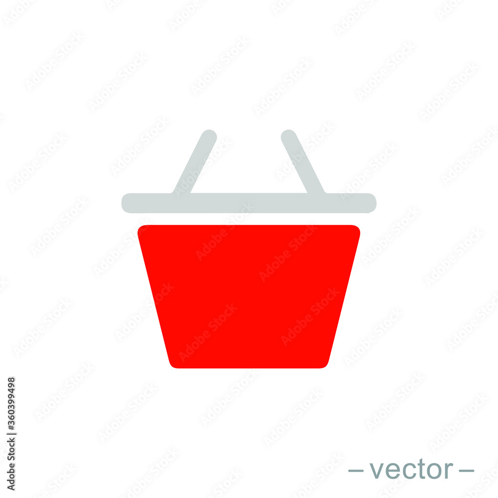 Shopping basket icon. Vector illustration. EPS 10. Shopping basket icon. Vector illustration. EPS 10.