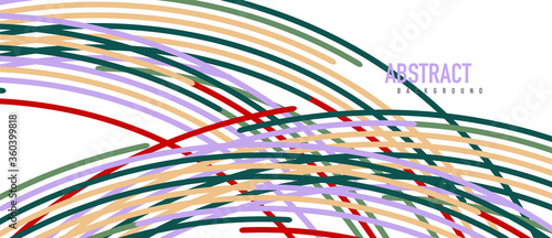 Аbstract moving colorful lines vector backgrounds for cover, placard, poster, banner or flyer