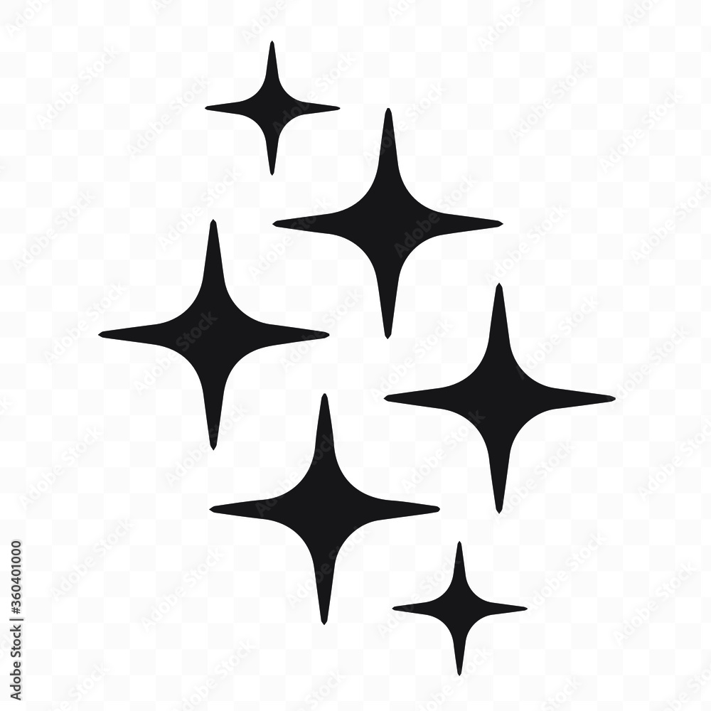 Shine icon, Clean star icon. EPS 10. Shine icon, Clean star icon. EPS 10.