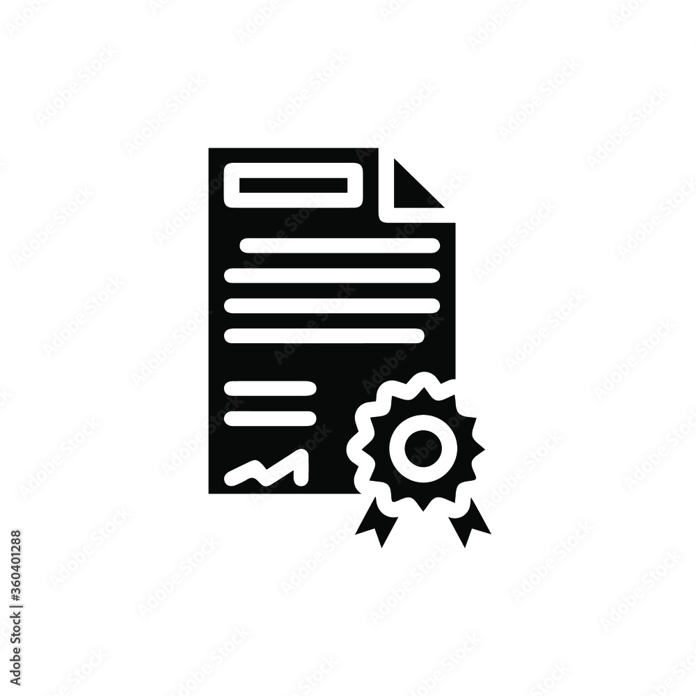 Certificate Icon Vector Illustration Logo Template. EPS 10. Certificate Icon Vector Illustration Logo Template. EPS 10.
