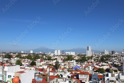 Ciudad de Puebla en la mañana