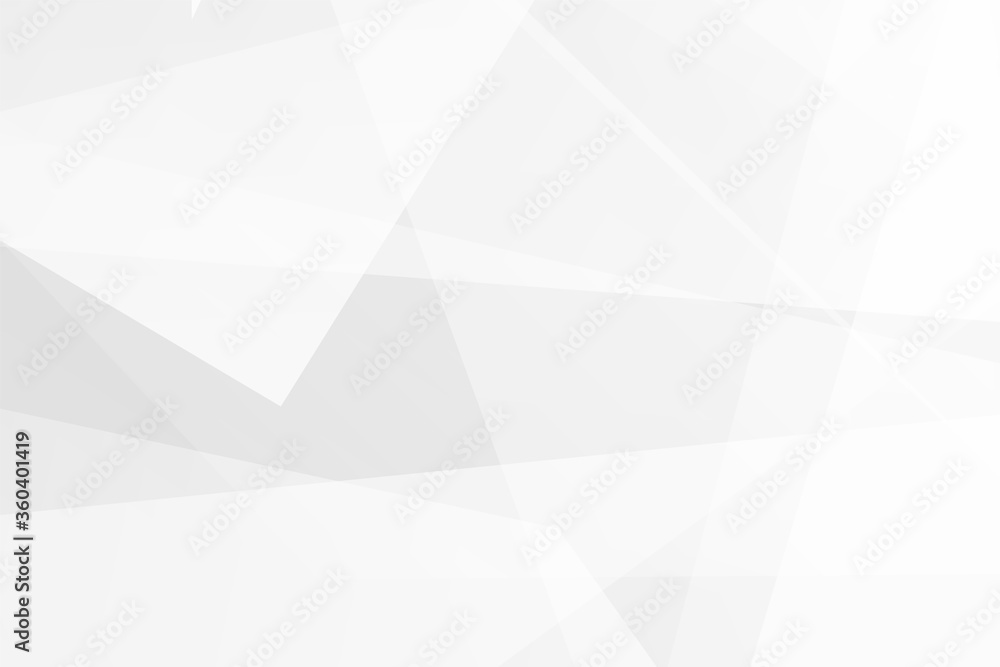 Fototapeta premium Abstract white and grey on light silver background modern design. Vector illustration EPS 10.