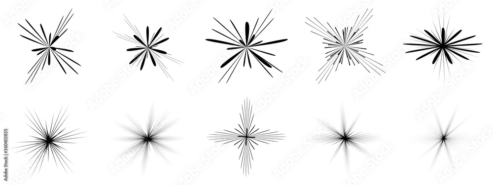 abstract black and white background.  Star snow icons Pattern vector illustration collection set graphic designs 