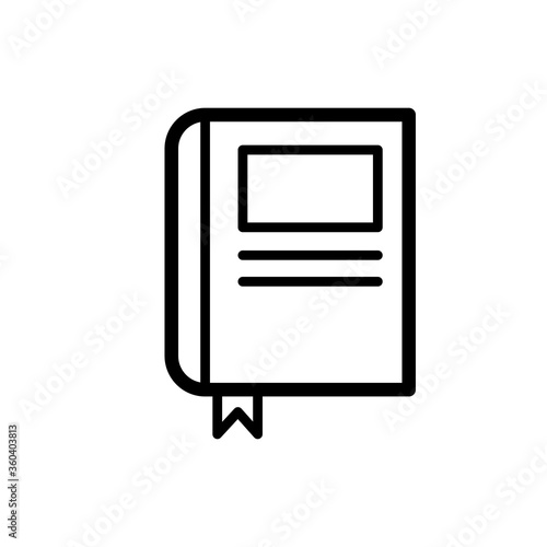 book icon logo illustration design