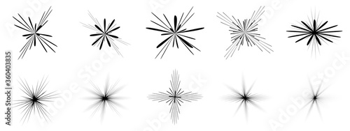 abstract black and white background.  Star snow icons Pattern vector illustration collection set graphic designs 