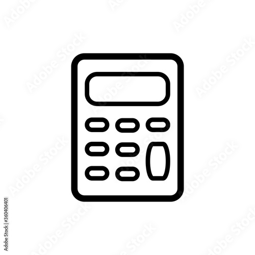 calculator icon logo illustration design