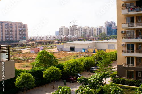 Wallpaper Mural Buildings far in the distance on the horizon Torontodigital.ca