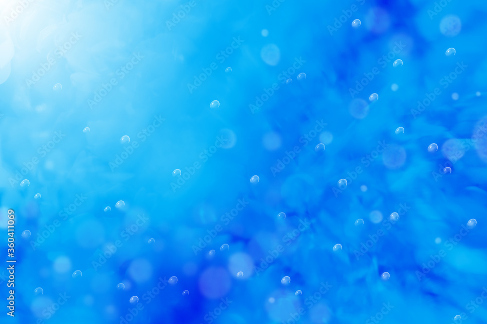 水と光　キラキラ輝くバックグラウンド